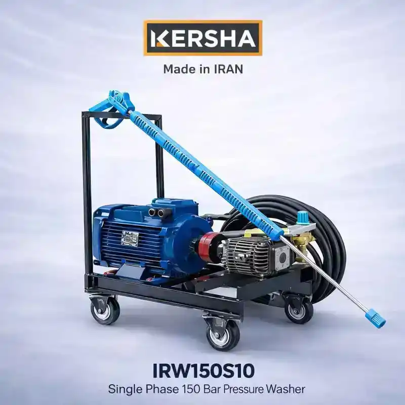 واترجت صنعتی تک‌فاز 150 بار کرشا مدل IRW150S10