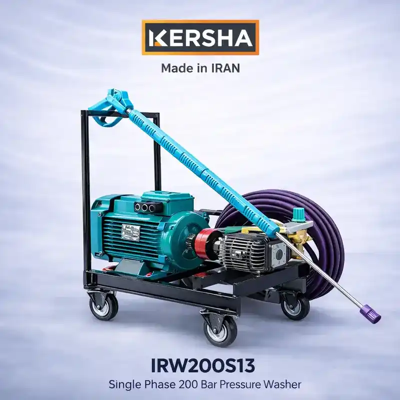 واترجت صنعتی تک‌فاز 200 بار کرشا مدل IRW200S13